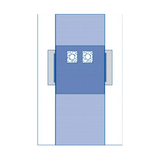 DRAPE FEMORAL ANGIOGRAPHY POUCH ST 10/CS | Quantity - 1x 10 Each / Case