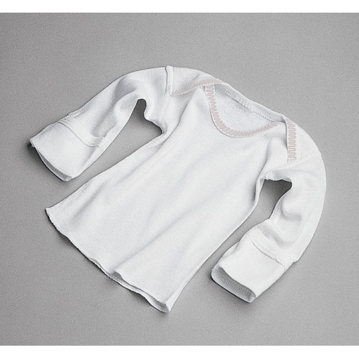 SHIRT BABY SLIPOVER SHORT SLV WHITE 6MO | Quantity - 1x 12 Each / Dozen