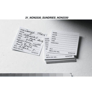 CARD TIME MEDICATION WHITE