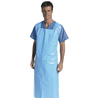 APRON PULLOVER POLY HVYWT BLU 41 X62 | Quantity - 1x 100 Each / Case