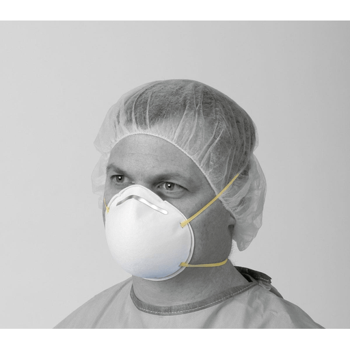 SURG N95 RESP  CONE  REGULAR  WHITE