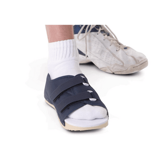 SHOE POST OP RIGD NVY 12.5X4.25IN MEN XL