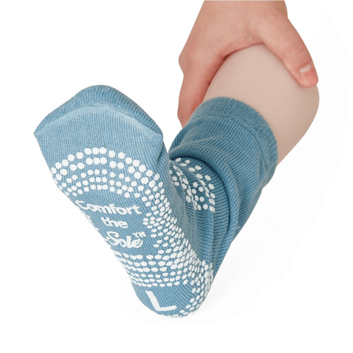 SLIPPER  COMFORT  DUSTY BLUE  LARGE