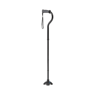 CANE  FOLDING  OFFSET  4PT BLACK | Quantity - 1x 1 Each / Each
