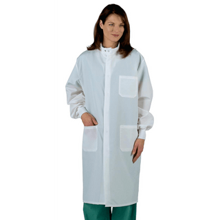 COAT LAB UNISEX WHITE BARRIER SM | Quantity - 1x 1 Each / Each