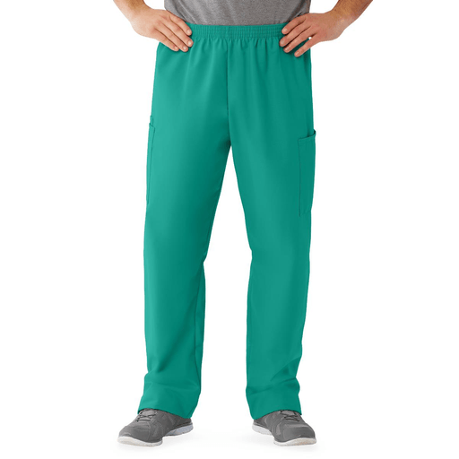 PANT SCRUB CARGO UNISEX EMERALD MD MD | Quantity - 1x 1 Each / Each