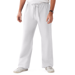 PANT SCRUB REV UNISEX WHITE MDL-CC 3XL