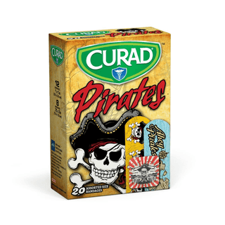 BANDAGE CURAD PIRATES 20 CT ASST SIZES | Quantity - 1x 24 Box / Case