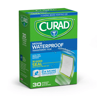 BANDAGE CURAD CLEAR STRP 1 X2.5  30EA/BX | Quantity - 1x 24 Box / Case