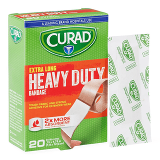 BANDAGE HEAVY DUTY CURAD 3/4X4-3/4 20CT | Quantity - 1x 24 Box / Case