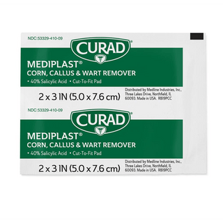 PAD MEDIPLAST WART CURAD 2 X3  150/CS | Quantity - 1x 150 Each / Case