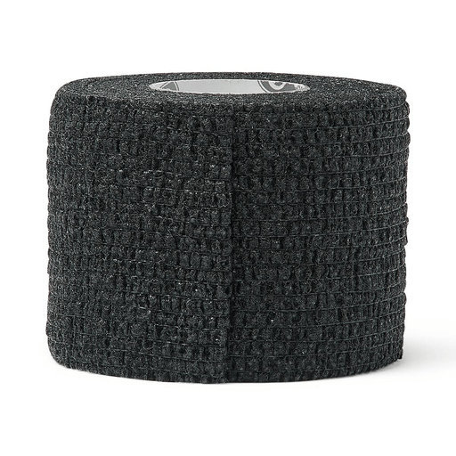 BANDAGE COHESIVE ATHLETIC BLACK 2X6YD