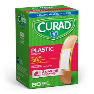 BANDAGE PLASTC CURAD 60CT 3/4X3 | Quantity - 1x 48 Box / Case