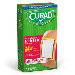 BANDAGE  PLASTIC CURAD 2 X4  10CT | Quantity - 1x 24 Box / Case