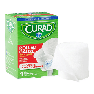 CURAD PROSORB ROLLGAUZE 2 X 90   1CT | Quantity - 1x 24 Box / Case