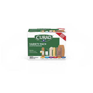 CURAD BANDAGES ASST NO TRAY | Quantity - 1x 1 Box / Box