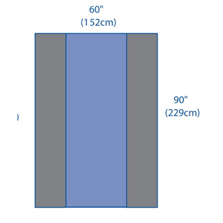 COVER TABLE BNS HVYDUTY 60X90  60/CS | Quantity - 1x 60 Each / Case