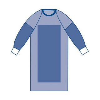 GOWN SIRUS POLYRNF RAGLAN L ST 32/CS | Quantity - 1x 32 Each / Case