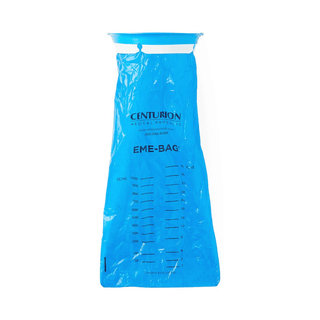 BAG EMESIS BLUE HDPE CENTURION | Quantity - 1x 144 Each / Case