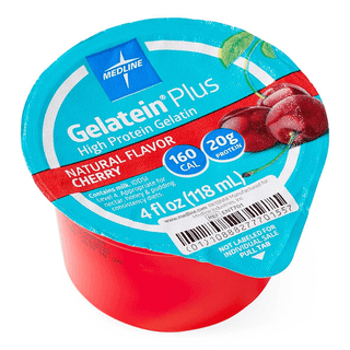 GELATEIN PLUS ACTIVE  CHERRY  4 OZ CUP
