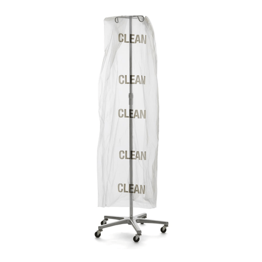 COVER IV POLE CLEAR CLEAN 21X15X64 ROLL | Quantity - 1x 160 Each / Case