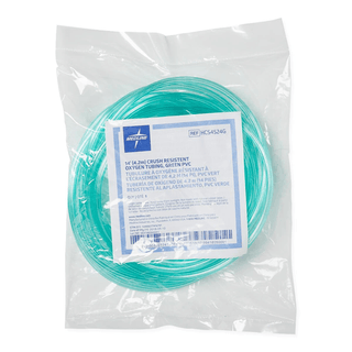 TUBING OXYGEN CRUSH RES 14' GREEN SC | Quantity - 1x 50 Each / Case