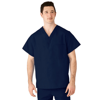 TOP SCRUB REV A-STAT NAVY MDL-CC 2XL | Quantity - 1x 1 Each / Each