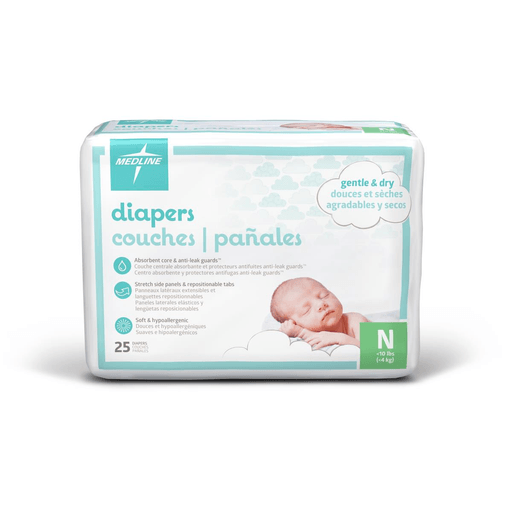 DIAPER BABY SIZE N <10LB | Quantity - 1x 200 Each / Case