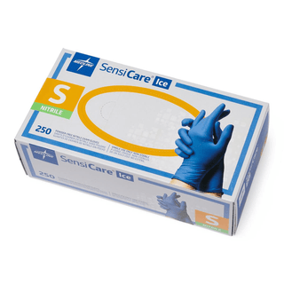 GLOVE EXAM NITRILE SENSICARE-ICE BLUE SM | Quantity - 1x 250 Each / Box