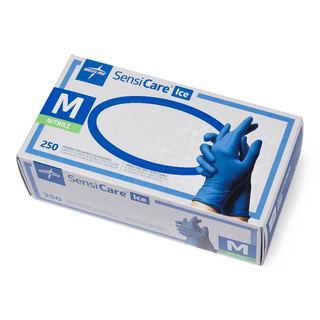 GLOVE EXAM NITRILE SENSICARE-ICE BLUE MD | Quantity - 1x 250 Each / Box