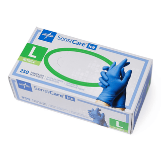 GLOVE EXAM NITRILE SENSICARE-ICE BLUE LG | Quantity - 1x 250 Each / Box