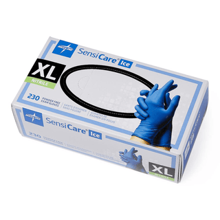 GLOVE EXAM NITRILE SENSICARE-ICE BLUE XL | Quantity - 1x 230 Each / Box