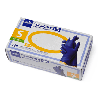 GLOVE EXAM PF NITRILE SILK W/FILM  SM | Quantity - 1x 250 Each / Box