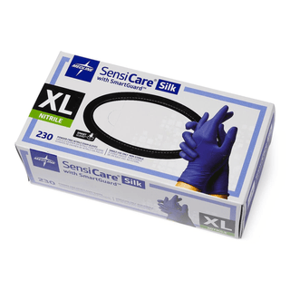 GLOVE EXAM PF NITRILE SILK W/FILM  XL | Quantity - 1x 230 Each / Box