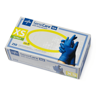 GLOVE EXAM NTRL SENSICARE-ICE W/FILM XS | Quantity - 1x 250 Each / Box