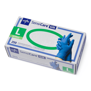 GLOVE EXAM PF NITRILE SILK LARGE | Quantity - 1x 250 Each / Box