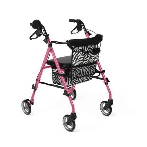 ROLLATOR  POSH  PINK  ZEBRA | Quantity - 1x 1 Each / Each