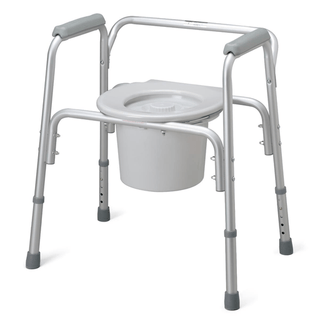 COMMODE BEDSIDE  ALUMINUM  300 LB | Quantity - 1x 4 Each / Case
