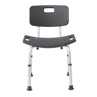 CHAIR  SHOWER  MB KD W/BACK | Quantity - 1x 1 Each / Each