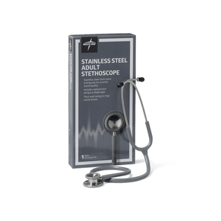 STETHOSCOPE  ADULT  STNLSS STL GRY | Quantity - 1x 1 Each / Each