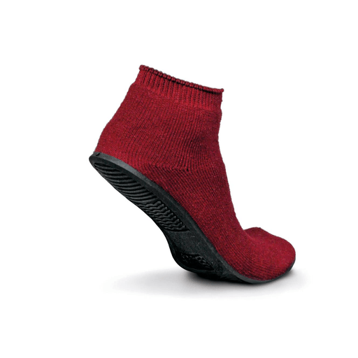 SLIPPER SURE-GRIP RED SMALL 12PR/BX