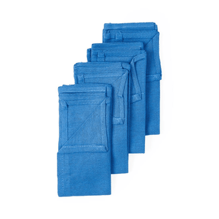 TOWEL OR DSP ST BLUE DLX 4/PK