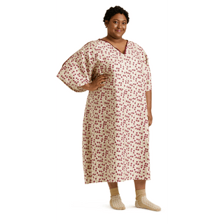 GOWN IV EXAM TIESIDE ROYALE WINE 5XL | Quantity - 1x 12 Each / Dozen