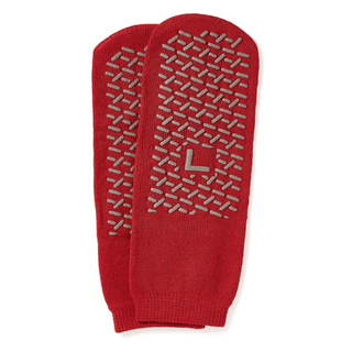 SLIPPER  DOUBLE TREAD RED  LARGE | Quantity - 1x 48 Each / Case