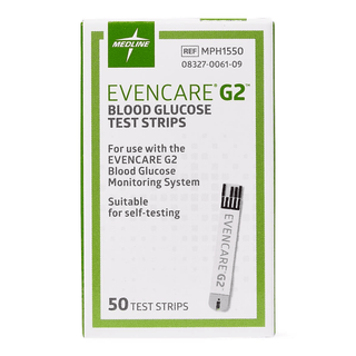 STRIP GLUCOSE EVENCARE G2 | Quantity - 1x 600 Each / Case