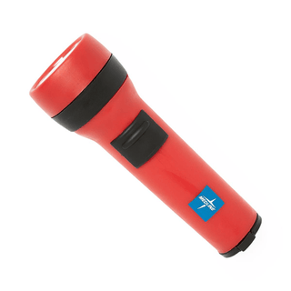 FLASHLIGHT  RED COLOR 2D ECONOMY LIGHT