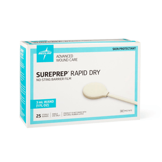 WAND 3ML SUREPREP RAPID DRY NO-STG FILM | Quantity - 1x 25 Each / Box