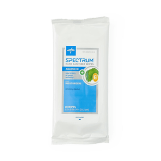 WIPES HAND SANITIZING SPECTRUM 70% | Quantity - 1x 48 Each / Case