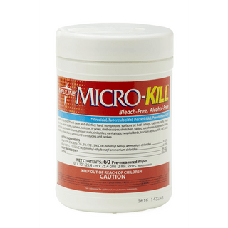 WIPE GERM MICRO-KILL AF 10X10 60CT | Quantity - 1x 12 Can / Case