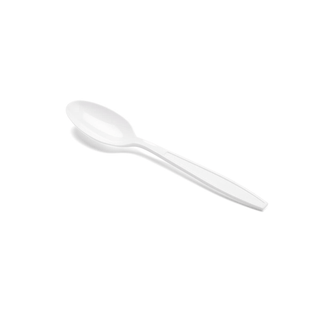 SPOON PLASTIC 5.5 IN WHITE STD WT
